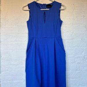 Cynthia Rowley Royal Blue Midi Dress